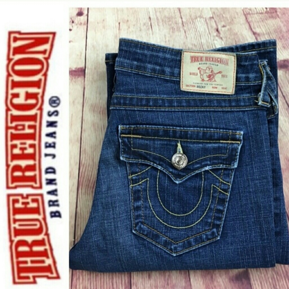 True Religion Becky jeans size 27 34 inch inseam